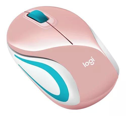 MOUSE INALAMBRICO BLUETOOTH LOGITECH M187 ROSADO 2,4 GHZ, 910-005364