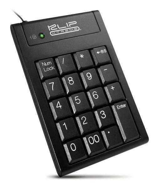 Teclado Numérico Klip Xtreme Abacus, USB Plug&Play, Black, KNP-100
