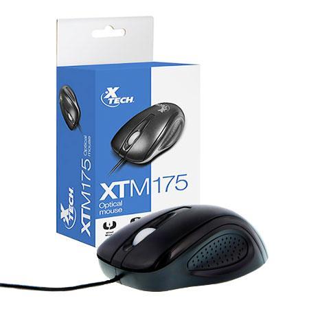 Mouse alámbrico Xtech USB, XTM-175