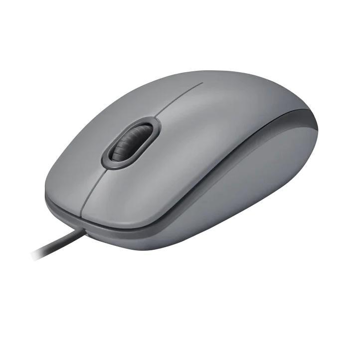 Mouse alambrico Logitech M110 USB grafito, 910-006757