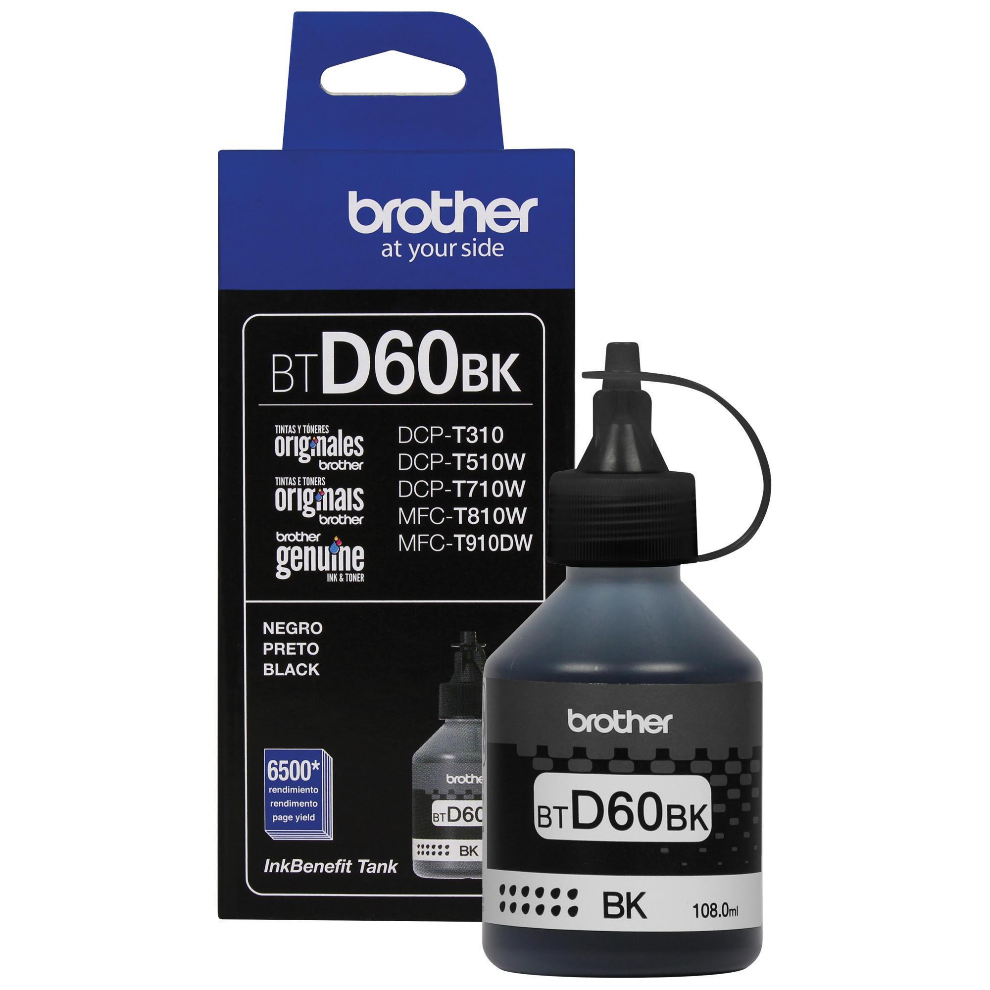 TINTA BROTHER BT-D60BK NEGRO, BT D60BK