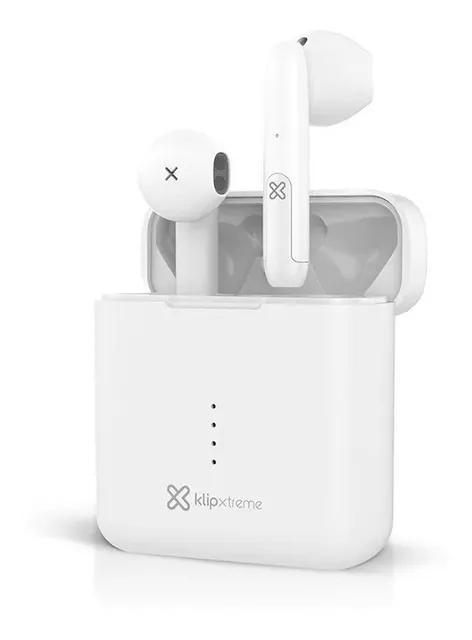 Audifonos Inalambricos bluetooth Klip Xtreme TwinTouch Blanco, KTE 010WH