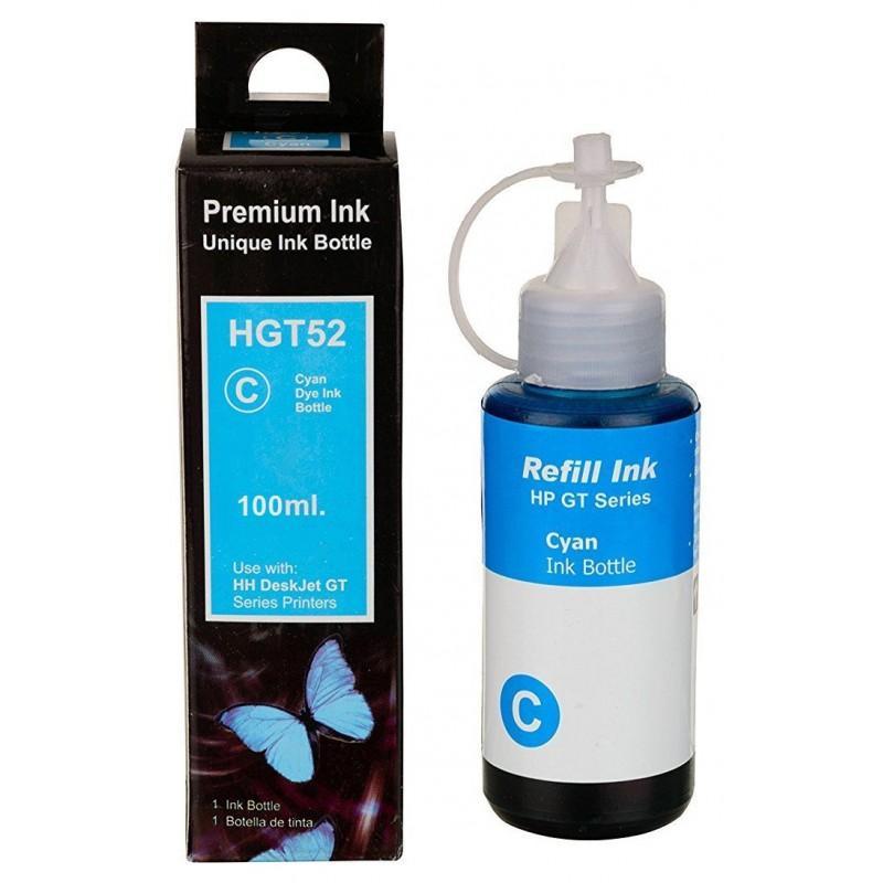 TINTA HP GT-52 CIAN 70ML ALTERNATIVA, M0H54AL